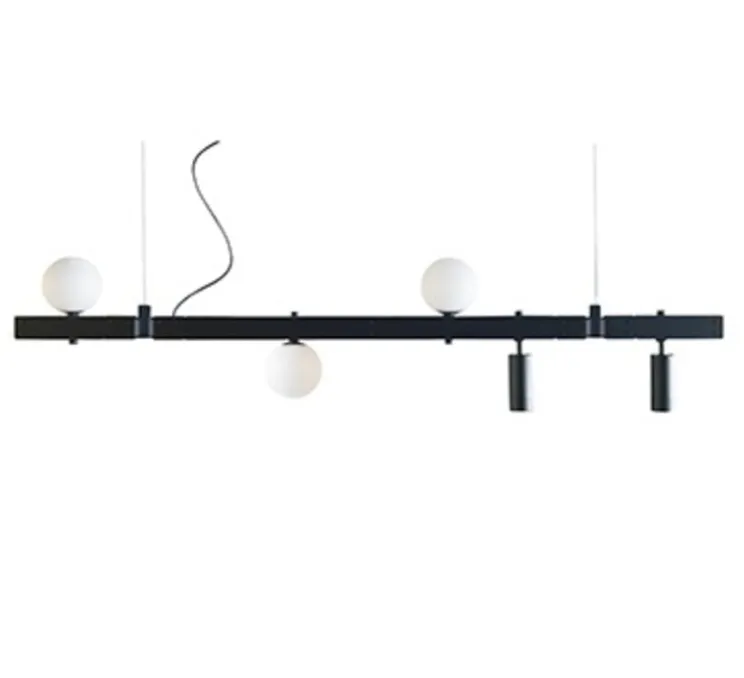 Suspension, Stant, noir, LED, dim, 3000K, 2726lm, L150cm - Karman