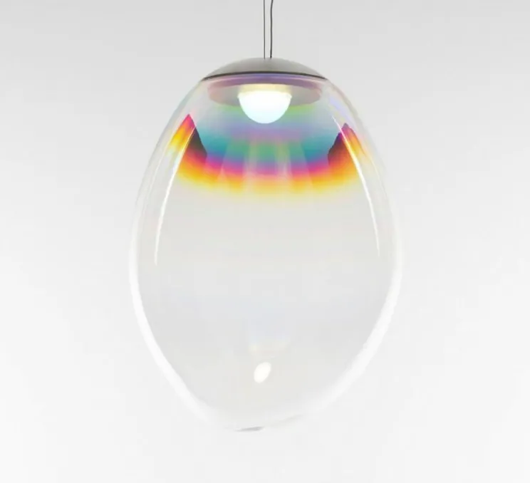 Suspension, Stellar Nebula 40, iridescent, LED, dim, 3000K, 2400 lm, Ø40cm, H42cm - Artemide