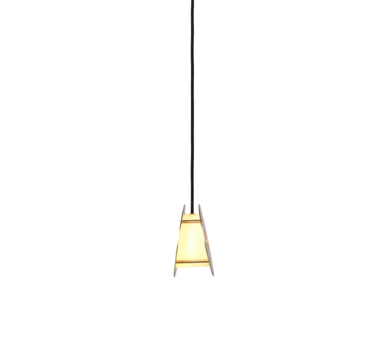 Suspension, Sterling, laiton, L17cm, H17cm - Rubn