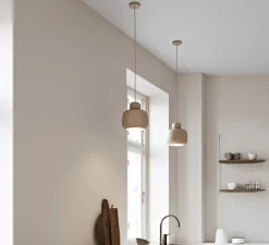 Suspension, Stone large, beige, Ø24cm, H24,6cm - Woud