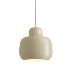 Suspension, Stone large, beige, Ø24cm, H24,6cm - Woud