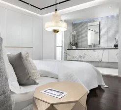 Suspension, Stone LED, blanc, or, LED, dim, 3000k, 360 lm, Ø18cm, H14cm - Tom Dixon