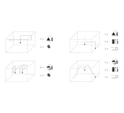 Suspension, String Light (cone, 12m, alimentation sol), noir, LED, 2700K, 1033lm, Ø19cm, H16cm - Flos