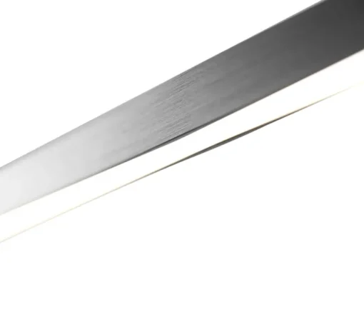 Suspension, Stripe S2000, titanium, LED, dim, 2700K, 2970 lm, L200cm, H20cm - Light Point