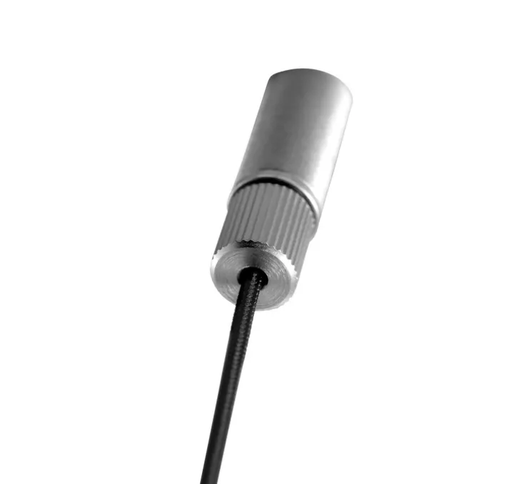 Suspension, Stripe S2000, titanium, LED, dim, 2700K, 2970 lm, L200cm, H20cm - Light Point