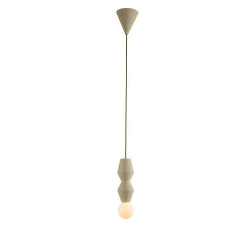 Suspension, Stucco No. 2, vert pistache, Ø10,5cm, H26,5cm - Schneid
