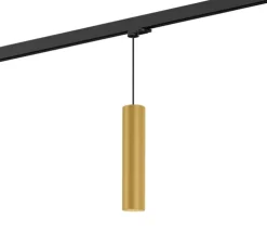 Suspension sur rail, Ray on track 3.0 PAR16, noir mat, laiton, Ø6,7cm, H30cm - Wever&Ducré