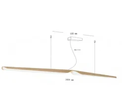 Suspension, Swan, blanc, 2700K, L162cm - TUNTO
