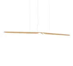Suspension, Swan, variable TRIAC, 500mA, chêne, LED, 2700K, 3951lm, L162cm, H7cm - Tunto