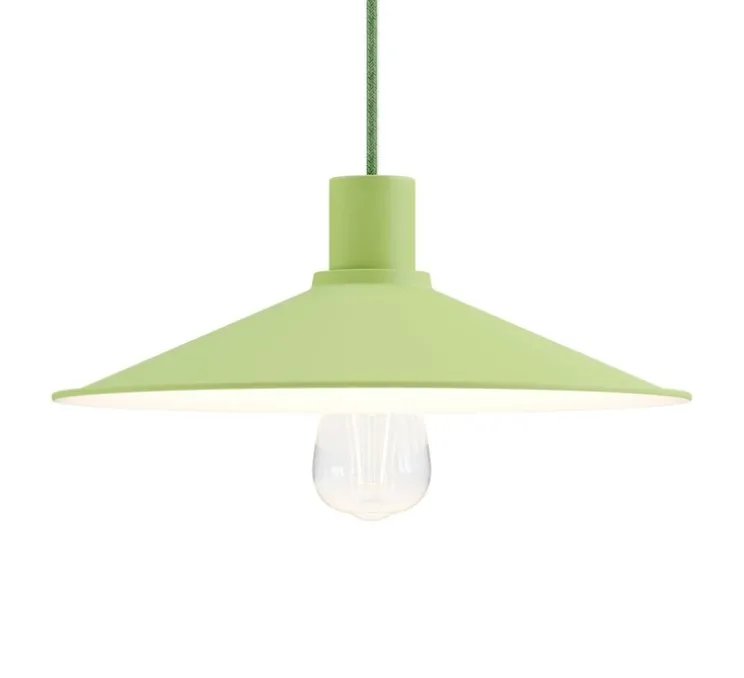 Suspension, Swing Pastel, vert prairie, Ø30cm, H11,1cm - Creative Cables
