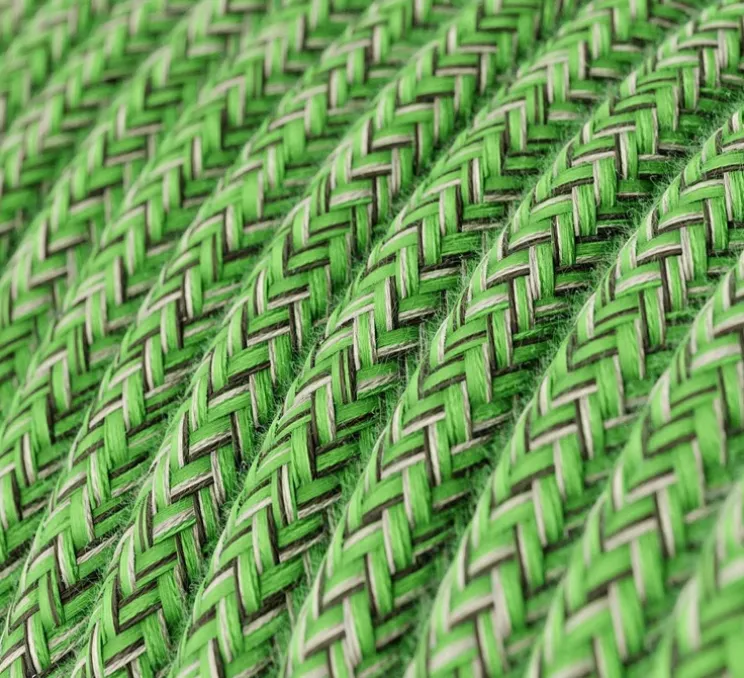 Suspension, Swing Pastel, vert prairie, Ø30cm, H11,1cm - Creative Cables
