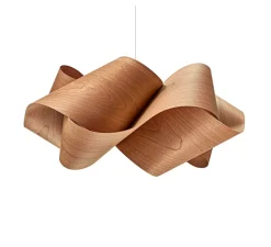 Suspension, Swirl Small, cerisier naturel, Ø54cm, H25cm - LZF