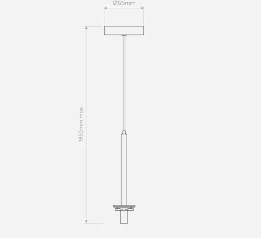 Suspension, Tacoma, laiton antique, abat-jour Tacoma Glass opalin, IP44, Ø13,5cm, H185cm - Astro