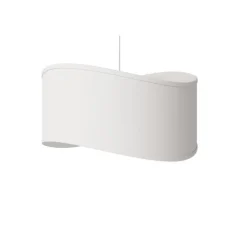 Suspension, Tajo, blanc, Ø50cm, H24cm - Bolia