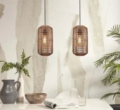 Suspension, Tanami Tube L, naturel, Ø18cm, H35cm - Good&Mojo