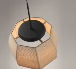 Suspension, Tanit S/61, beige, LED, 2700K, 2400lm, Ø61cm, H64cm - Bover