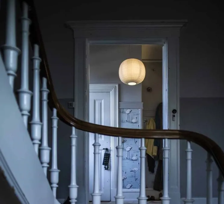Suspension, Tartan LED, blanc, LED, dim, 2700K, 2581 lm, Ø40cm, H35cm - Foscarini