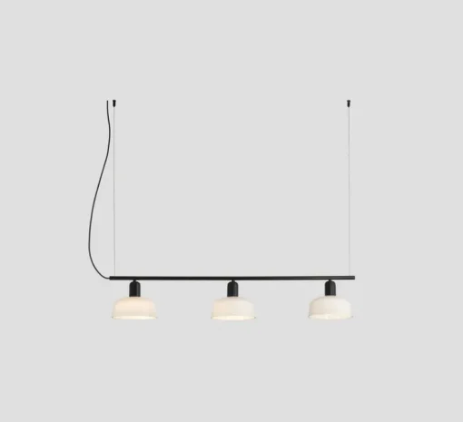 Suspension, Tatawin, linéaire S, blanc, L100cm, H210cm - Faro