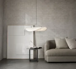Suspension, Tense, blanc, LED, 2700K, 2000lm, Ø70cm, H15cm - New Works