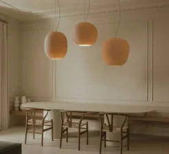 Suspension, Tierra 520, naturel, Ø52cm, H50,3cm - Faro