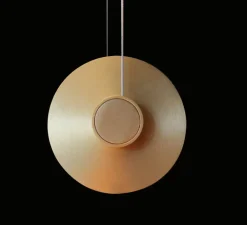 Suspension, Tiffany horizontale, rose spinelle, LED, dim, 2700K, 1800 lm, L67cm, H9,25cm - Elements lighting