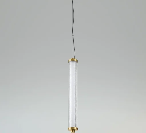 Suspension, Tiffany verticale, diamant, LED, dim, 2700K, 1530 lm, Ø6,25cm, H49,3cm - Elements lighting