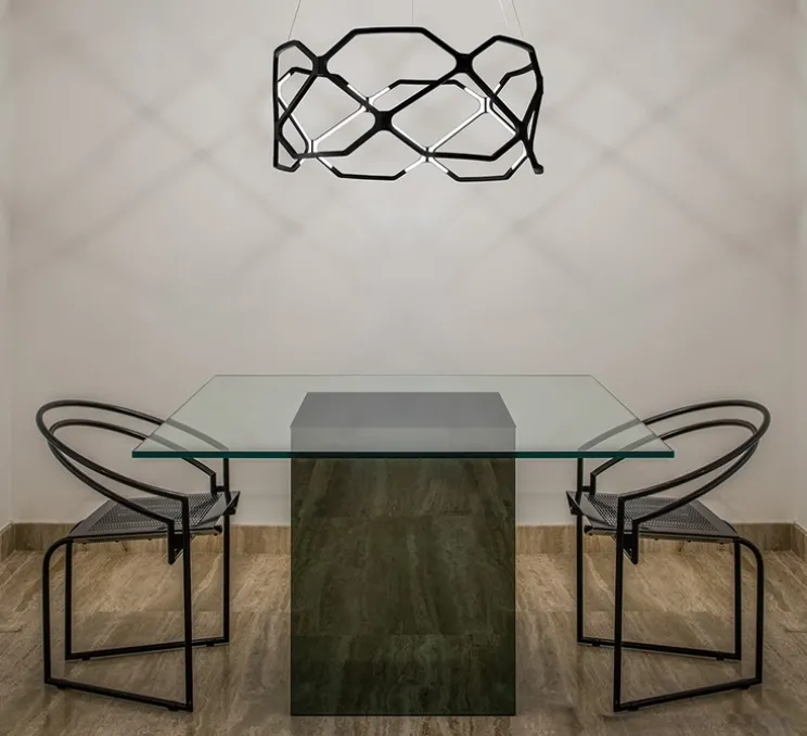 Suspension, Titia Minor, noir, LED, 2700k, 1925lm, dim, 1-10V, Ø70cm, H31,2cm - Nemo lighting