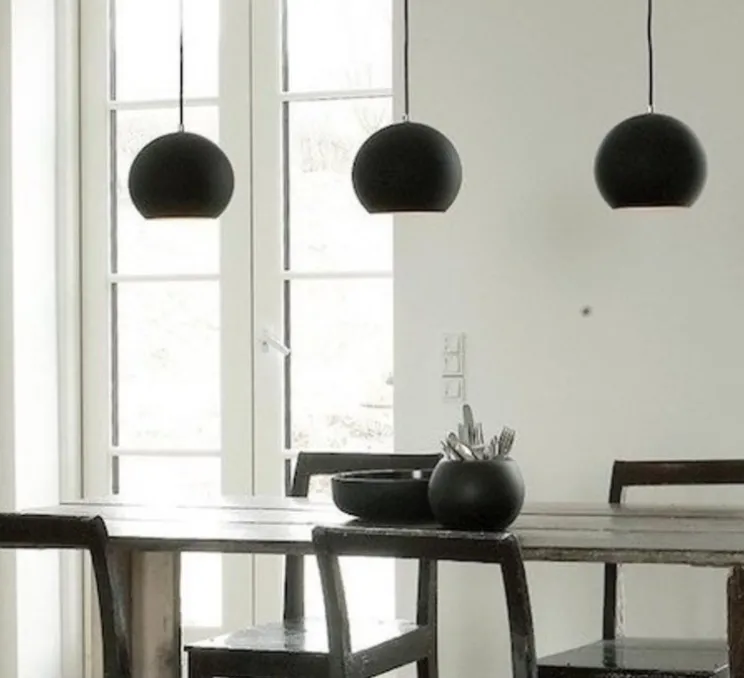 Suspension, Topan VP6, noir, Ø21cm, H19cm - Andtradition