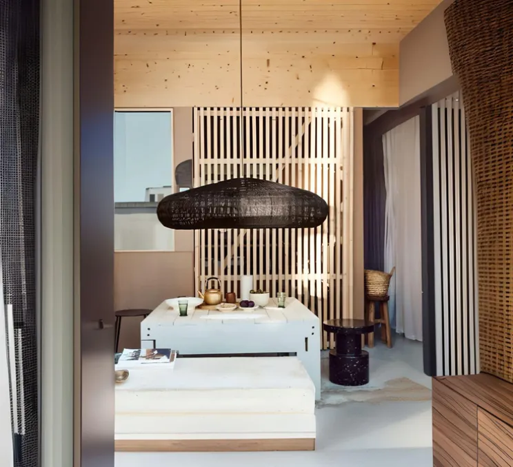 Suspension, Topi, noir, Ø110cm, H23cm - Ay Illuminate