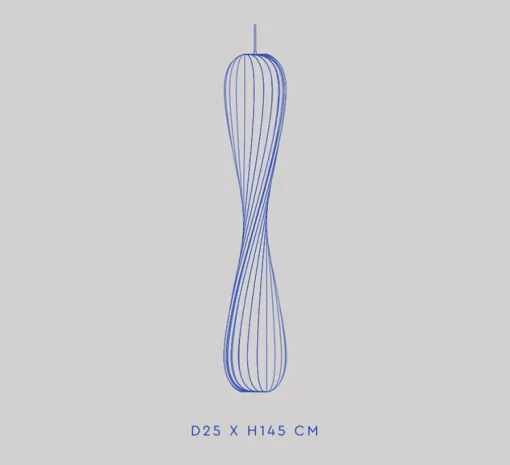 Suspension, TR7, blanc, Ø25cm, H145cm - Tom Rossau
