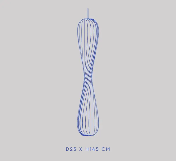 Suspension, TR7, blanc, Ø25cm, H145cm - Tom Rossau