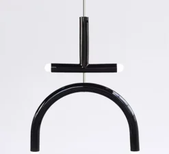 Suspension, TRN E2, noir, L36cm, H63cm - Pani Jurek