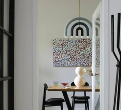Suspension, TRN F1, teintes de bleu, L58cm, H38cm - Pani Jurek