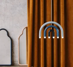 Suspension, TRN F1, teintes de bleu, L58cm, H38cm - Pani Jurek