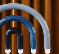 Suspension, TRN F1, teintes de bleu, L58cm, H38cm - Pani Jurek