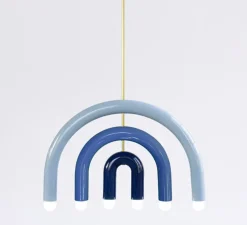 Suspension, TRN F1, teintes de bleu, L58cm, H38cm - Pani Jurek