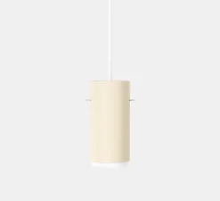 Suspension, Tube, petit, beige, Ø16cm, H8cm - Moebe