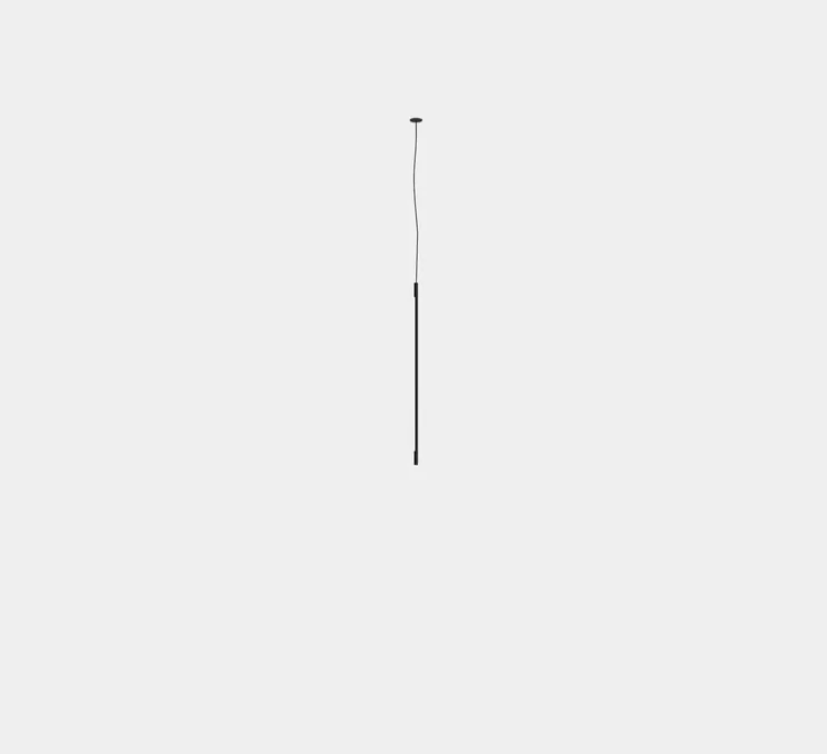 Suspension, Tubs Modular Single, noir, LED, dim, 3000K, 752 lm, Ø1,6cm, H60cm - LEDS C4