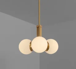Suspension, Tubular SM, Laiton laqué bruni, Ø48,5cm, H57,9cm - Schwung