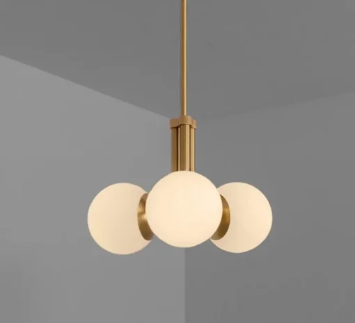 Suspension, Tubular SM, Laiton laqué bruni, Ø48,5cm, H57,9cm - Schwung