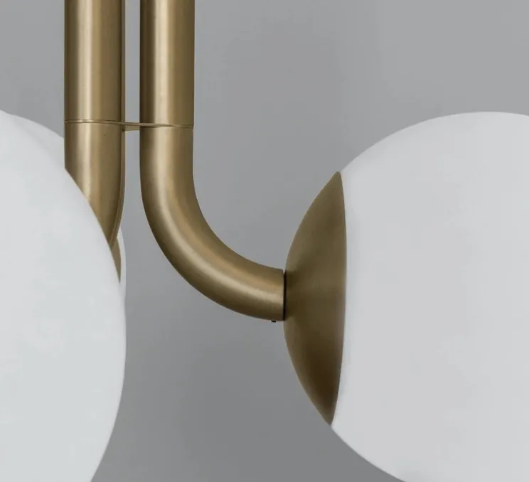 Suspension, Tubular SM, Laiton laqué bruni, Ø48,5cm, H57,9cm - Schwung