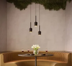 suspension, Tulip Blossom, noir et or, Ø10,9cm, H18cm - Modular Lighting