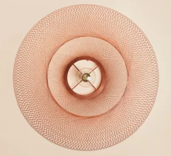 Suspension, UFO, Small, full, cuivre, Ø40cm, H12cm - Atelier Robotiq