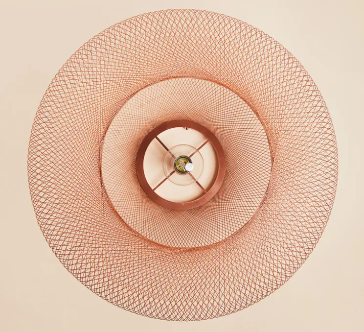 Suspension, UFO Full Large, cuivre, Ø80cm, H24cm - Atelier Robotiq