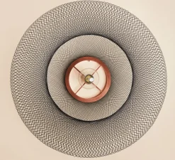 Suspension, UFO Full Large, noir charbon, Ø80cm, H24cm - Atelier Robotiq