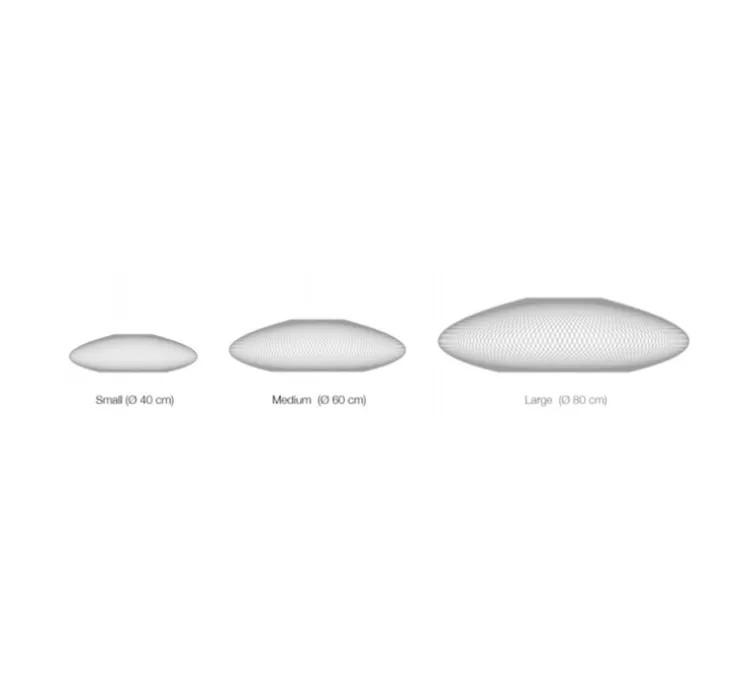 Suspension, UFO full, large, vert, Ø80cm, H24cm - Atelier Robotiq