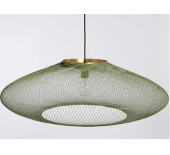 Suspension, UFO full, medium, vert, Ø60cm, H18cm - Atelier Robotiq