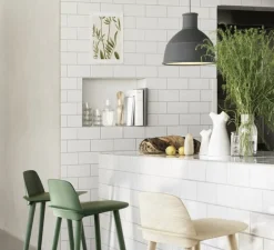 Suspension, Unfold, gris foncé, Ø32,5cm, H29,5cm- Muuto