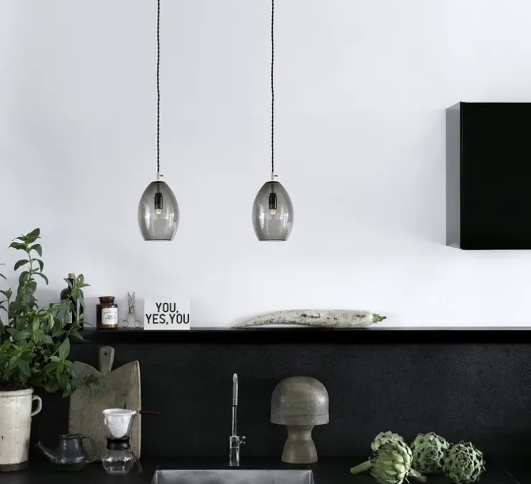 Suspension, Unika, gris, H20cm - Northern