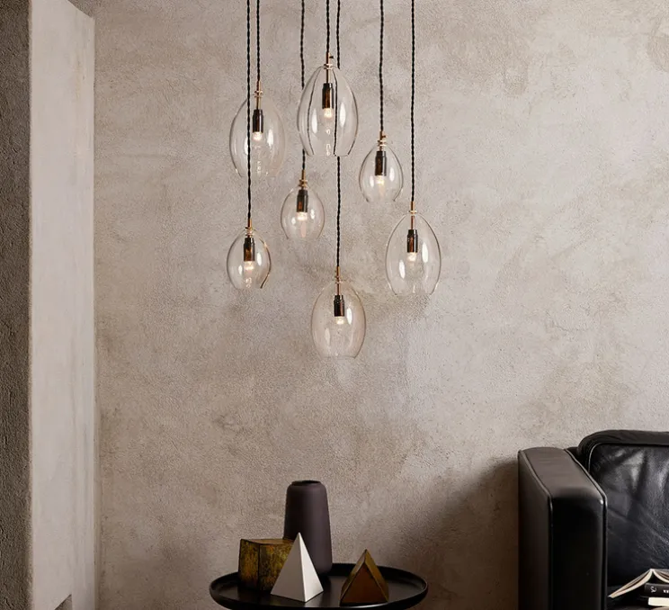 Suspension, Unika, transparent, H20cm - Northern